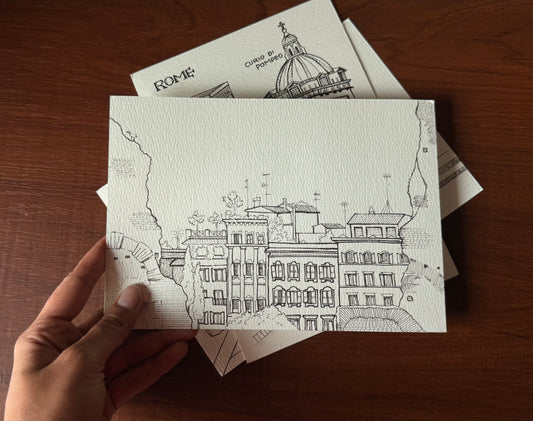 ‘A view from the colosseum’ print